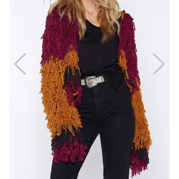 Nasty Gal Jackets & Blazers - Shaggy cardigan